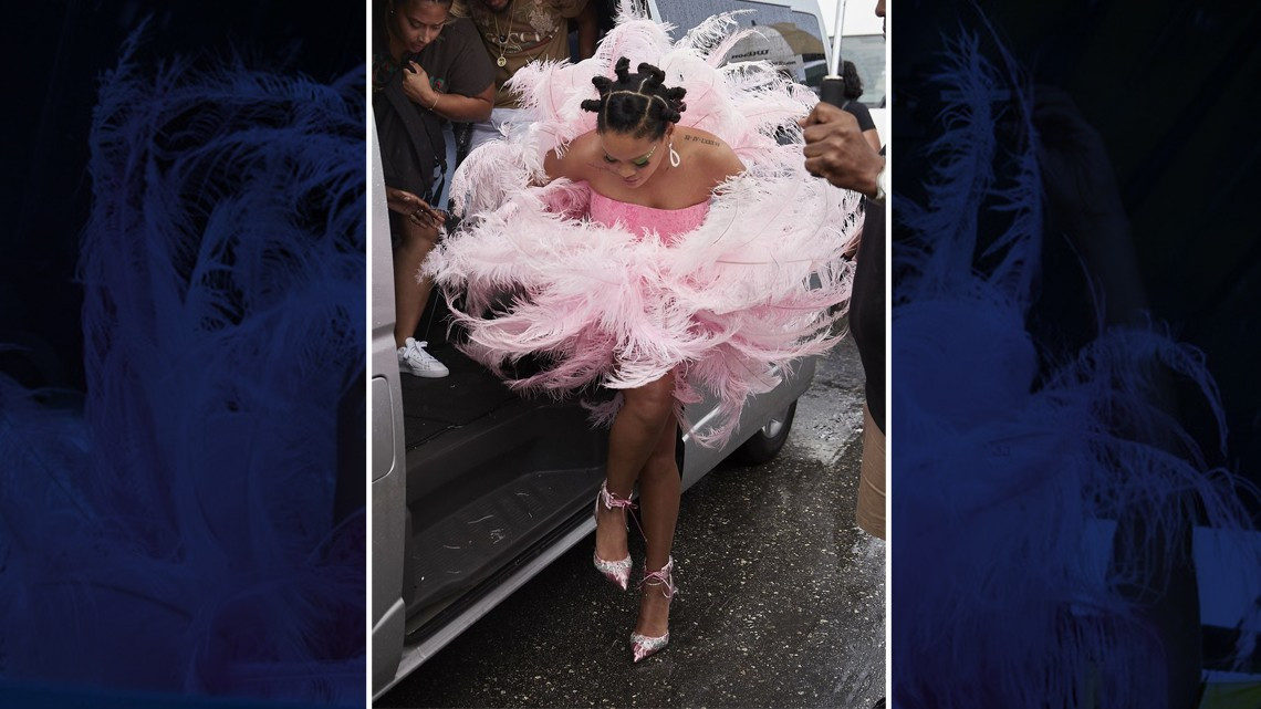 El look de Rihanna para el Carnaval de Barbados