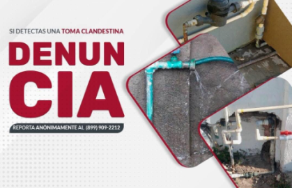 Exhorta COMAPA a evitar sanciones por tomas de agua clandestinas 