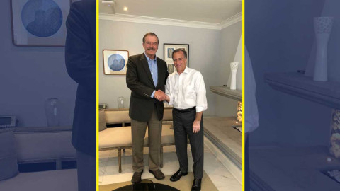 Meade y Vicente Fox se reúnen