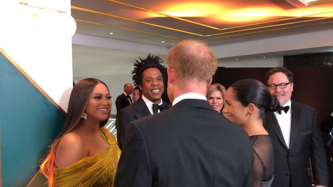 El encuentro de los duques de Sussex con Beyoncé y Jay-Z