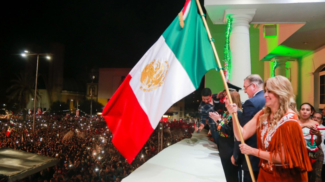 Ceremonia del Grito rompe fronteras