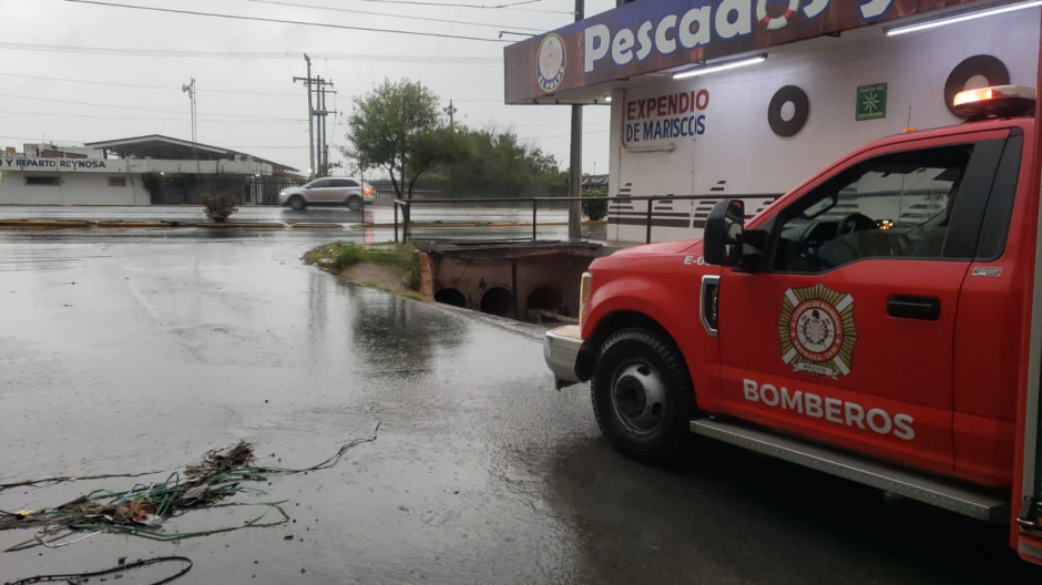 Continúa PCyB Reynosa en guardia por pronóstico de lluvias