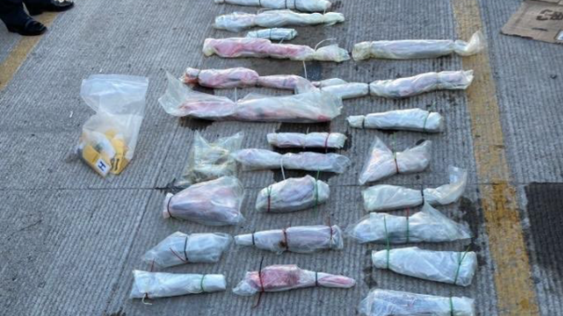 Descubren arsenal en tanque de gasolina en Reynosa