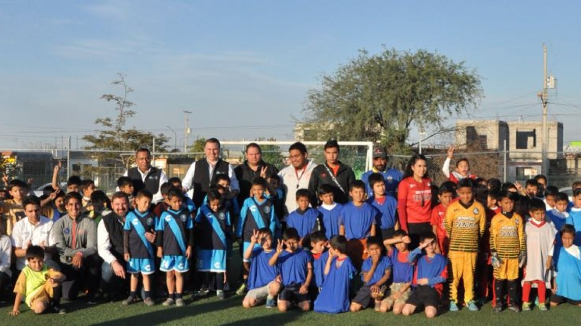 Arranca torneo de futbol de parques de Bienestar