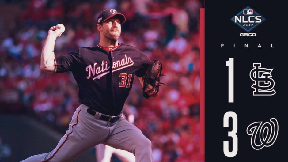 Washington doblega a Cardinals y pone la NLCS 2-0