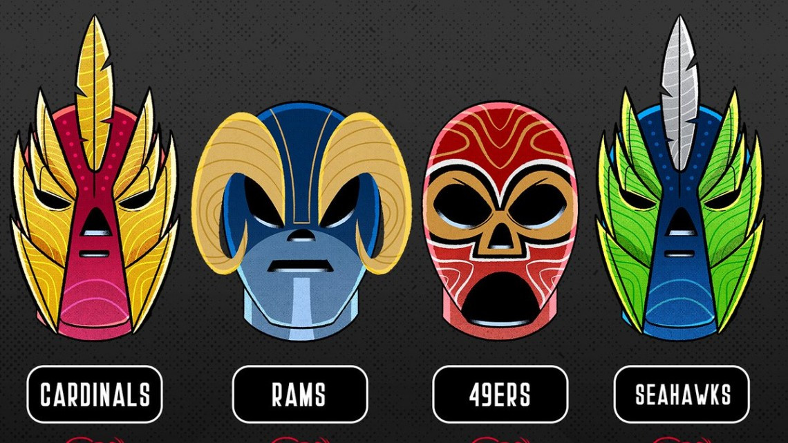 NFL México celebra el mes patrio con máscaras de luchadores