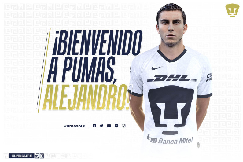 Alejandro Mayorga se va de presto a los Pumas
