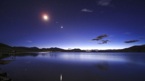 Eclipse penumbral de luna creará un “triángulo de verano”