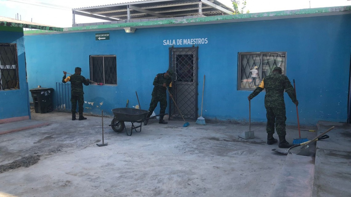 Inicia Ejército Mexicano acciones de labor social en Reynosa