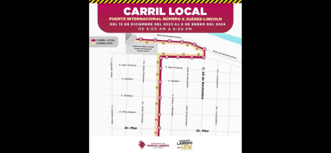 Exhorta Gobierno Municipal a utilizar carril de tránsito local para agilizar cruce por puente 2