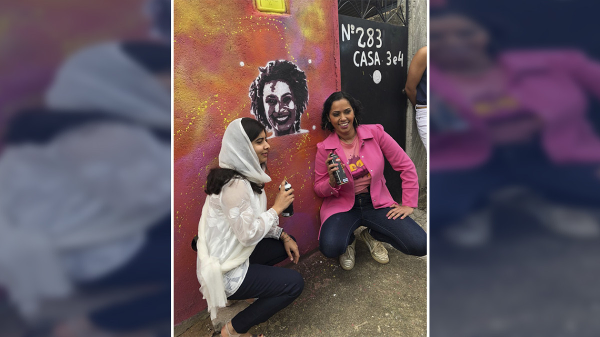 Malala rinde homenaje a la activista brasileña Marielle