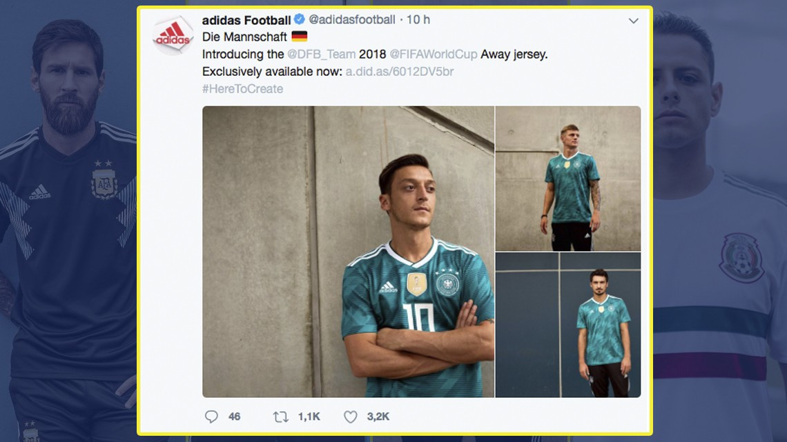 Espectaculares jerseys alternativos para Rusia 2018