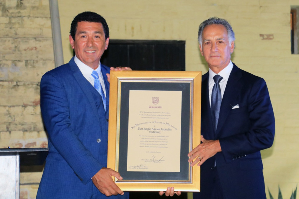 Designan a Don Sergio Argüelles como Hijo Distinguido de la  Ciudad; encabeza Alcalde Mario López homenaje póstumo