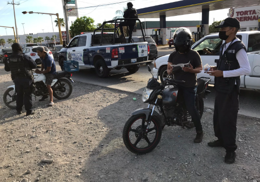 Autoridades de los 3 niveles de gobierno inician operativo contra motociclistas 