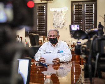 Llama Alcalde a no bajar la guardia contra el Covid aún en semáforo verde