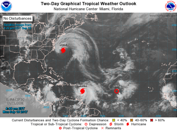 Huracán María ya es categoría 4 y se dirige hacia Puerto Rico