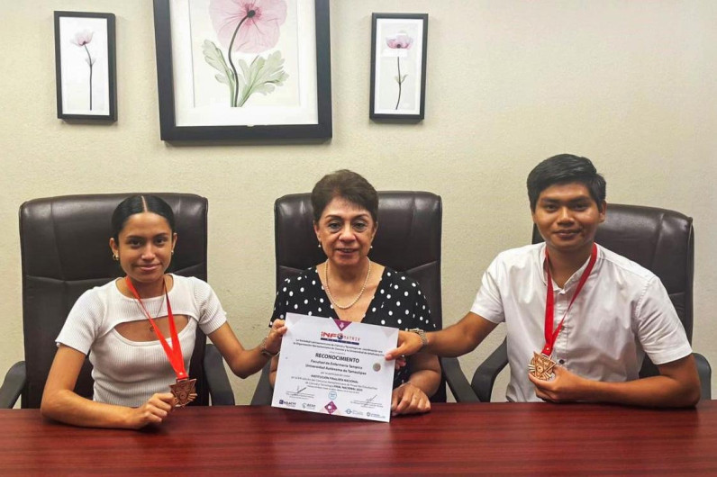 Destacan estudiantes de la UAT en el certamen de ciencias Infomatrix México