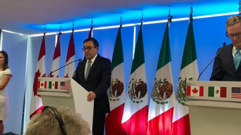 Avances del TLCAN se conocerán en Canadá