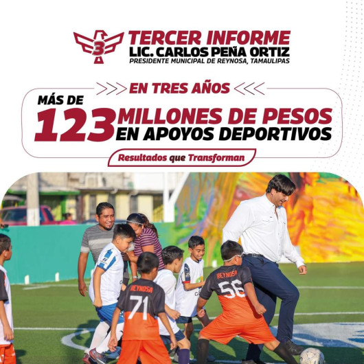 Impulsamos talentos deportivos: Carlos Peña Ortiz, Tercer Informe de Gobierno  