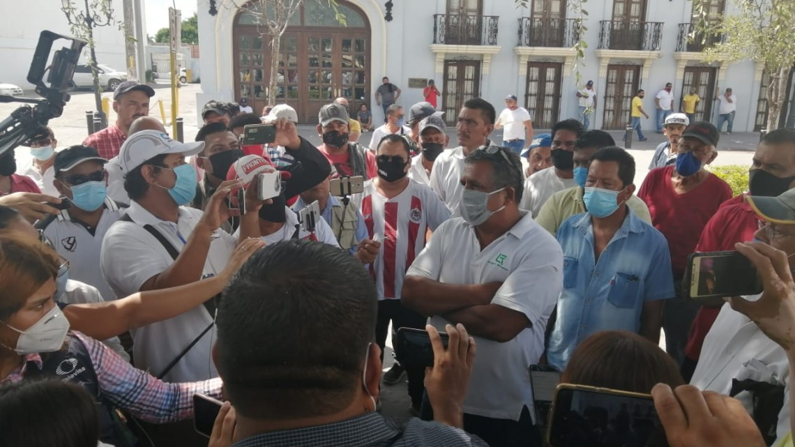 No quitaremos los bloqueos hasta que no se vaya el grupo GOPES de Matamoros:Taxistas