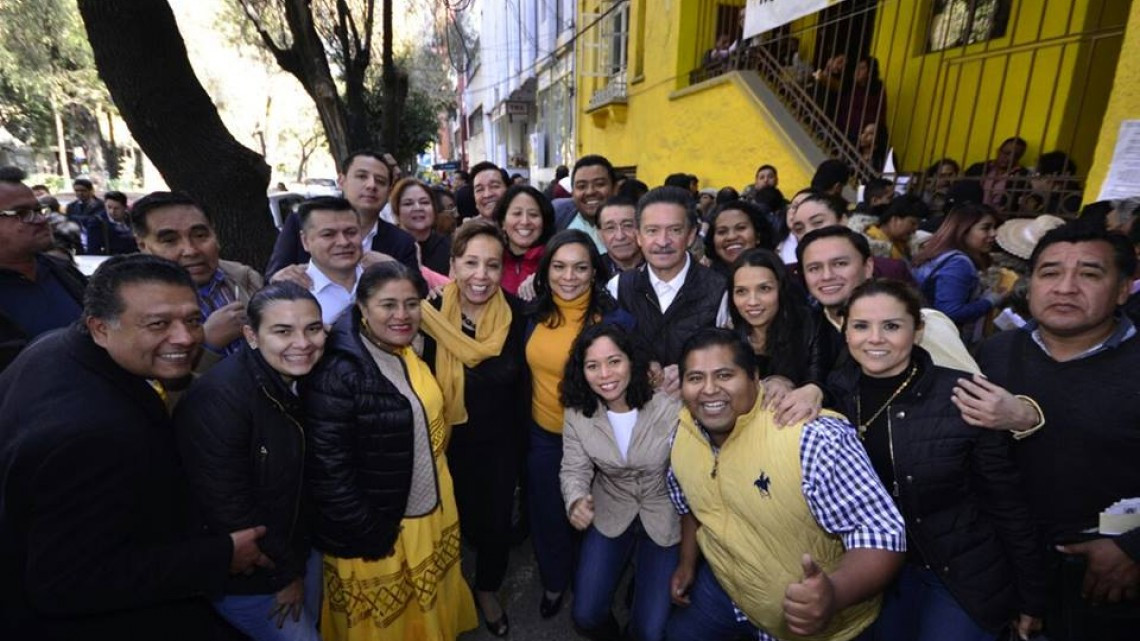 Beatriz Mojica se registra como precandidata al Senado por el PRD