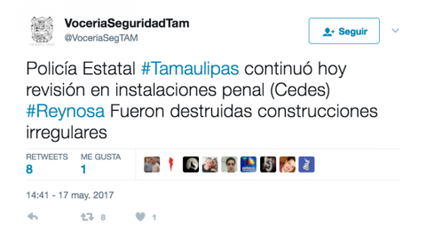 Destruyen puestos comerciales dentro del penal de Reynosa