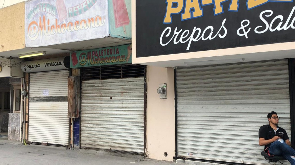 Cierran indefinidamente algunos negocios en la Peatonal Hidalgo