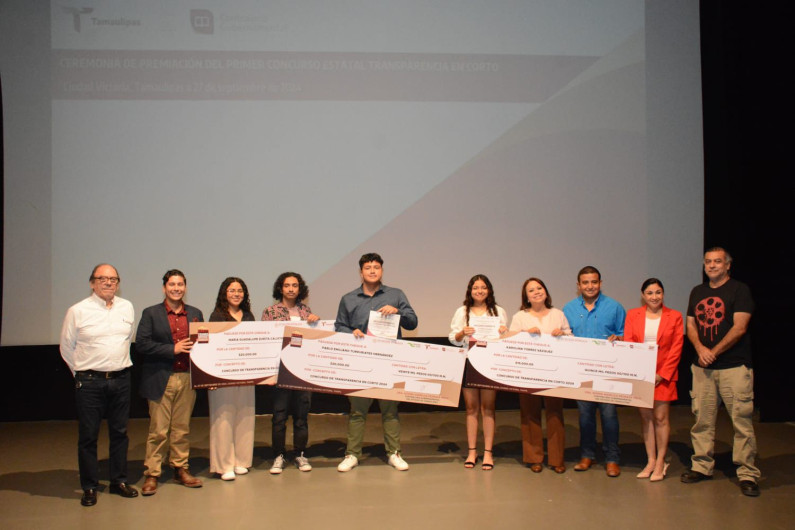 Premia Contraloría Gubernamental, a las y los ganadores de “Transparencia en Corto 2024”