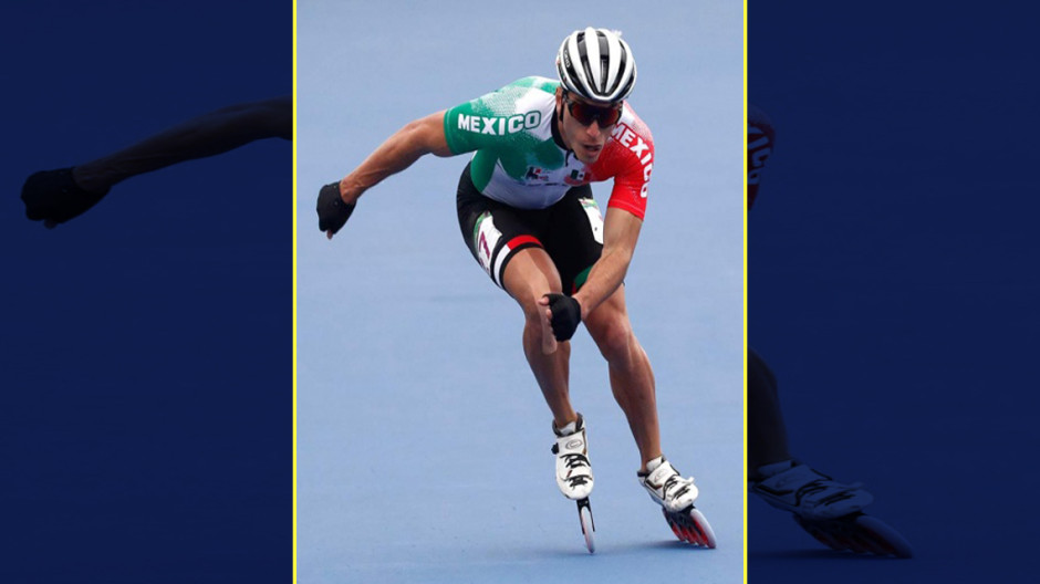 Bronce para Jorge Luis Martínez en patinaje de velocidad