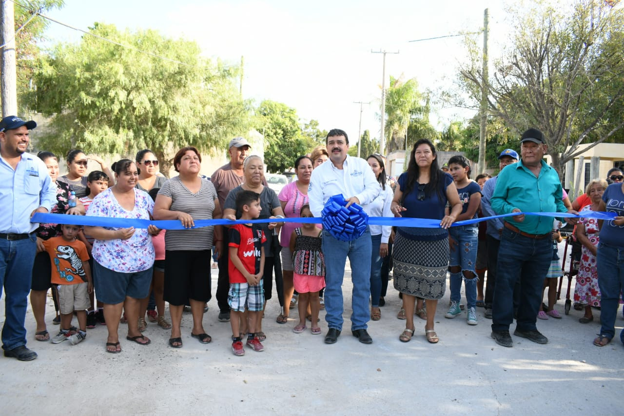 Entrega Alcalde de Río Bravo obras de infraestructura social