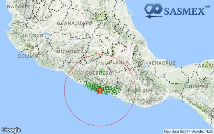Registran sismo de 4.8 en Guerrero