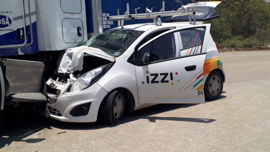 Exceso de velocidad, causa de fuerte choque