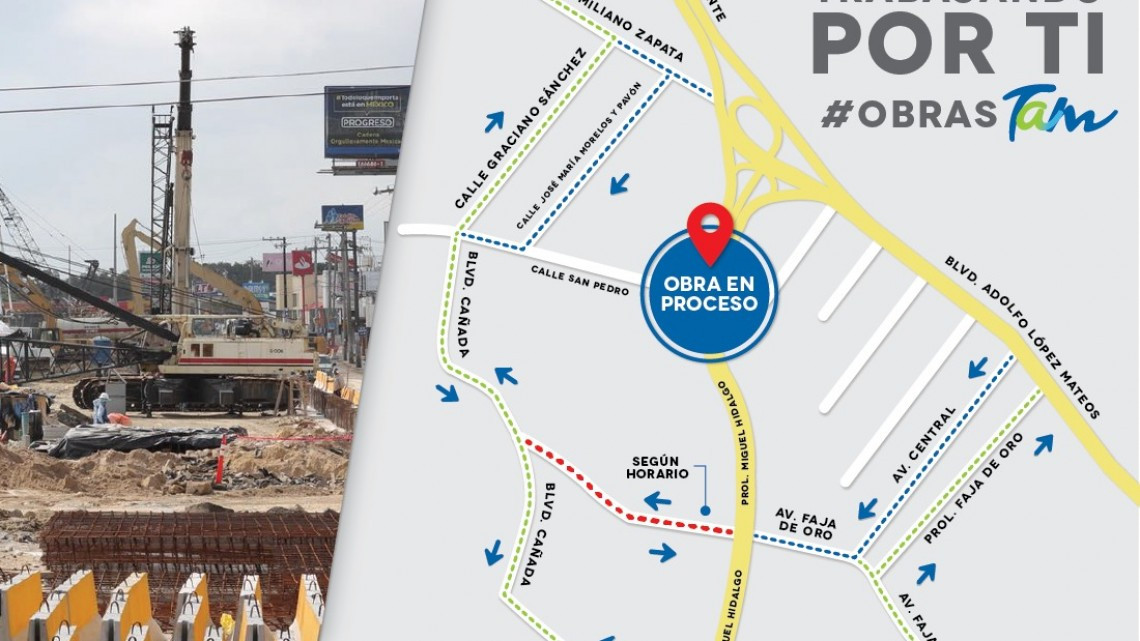 Implementan acciones para agilizar tránsito vehicular