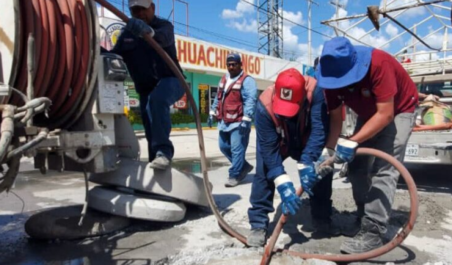 Remplaza COMAPA equipo de bombeo en Sector Granjas 