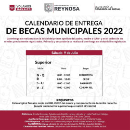 Continúa Alcalde Carlos Peña Ortiz con entrega de becas municipales 