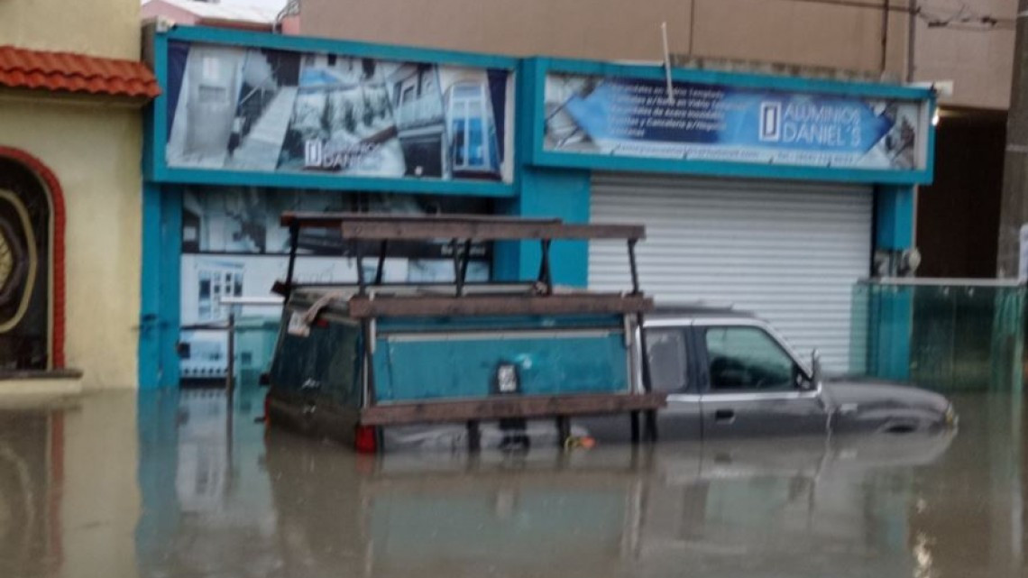 Lluvia provoca afectaciones importantes en Matamoros; se acumulan hasta 7 pulgadas de agua durante la madrugada