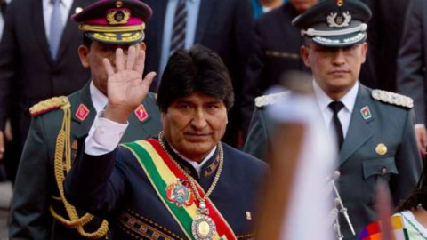Roban banda presidencial de Evo Morales