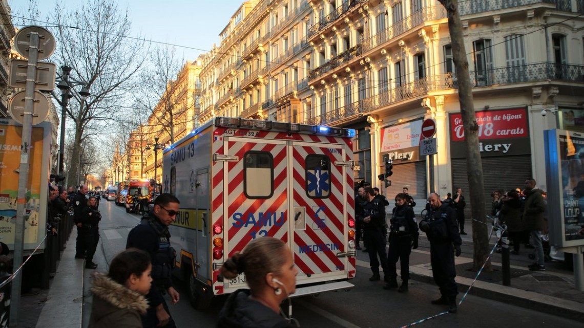 Dos heridos por ataque con un cuchillo en Marsella