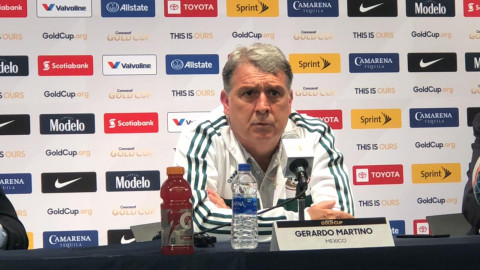 El “Tata” Martino, satisfecho por el desempeño de México