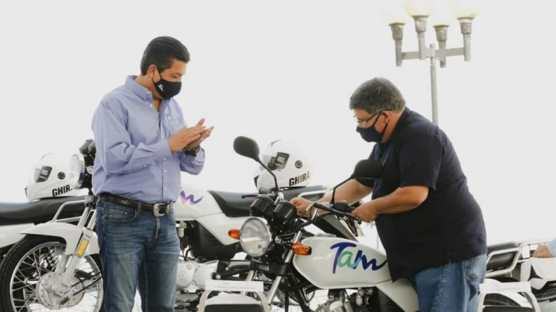 Motocicletas que recibió la CANIRAC serán concesionadas a empresas de reparto