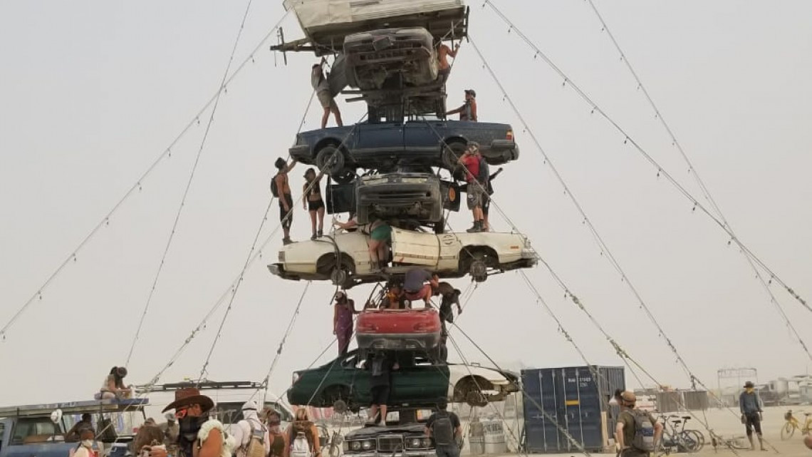 Así se resolvió el problema de sobrepoblación en el festival Burning Man