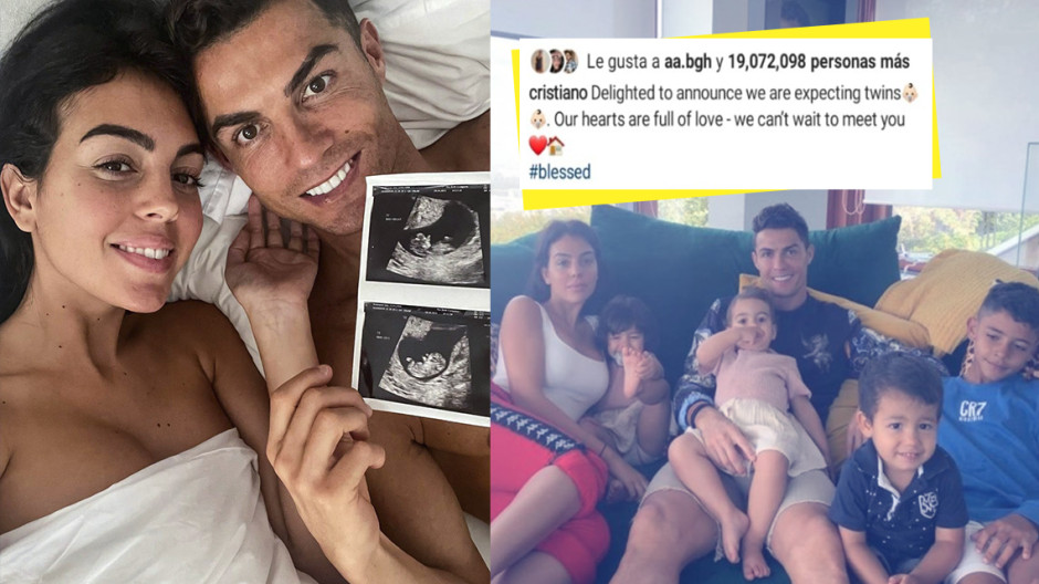  Cristiano Ronaldo y Georgina Rodríguez anuncian que serán padres otra vez 