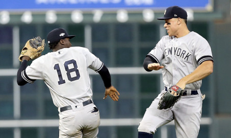 Yankees blanquea a Astros en el Juego 1 de la ALCS