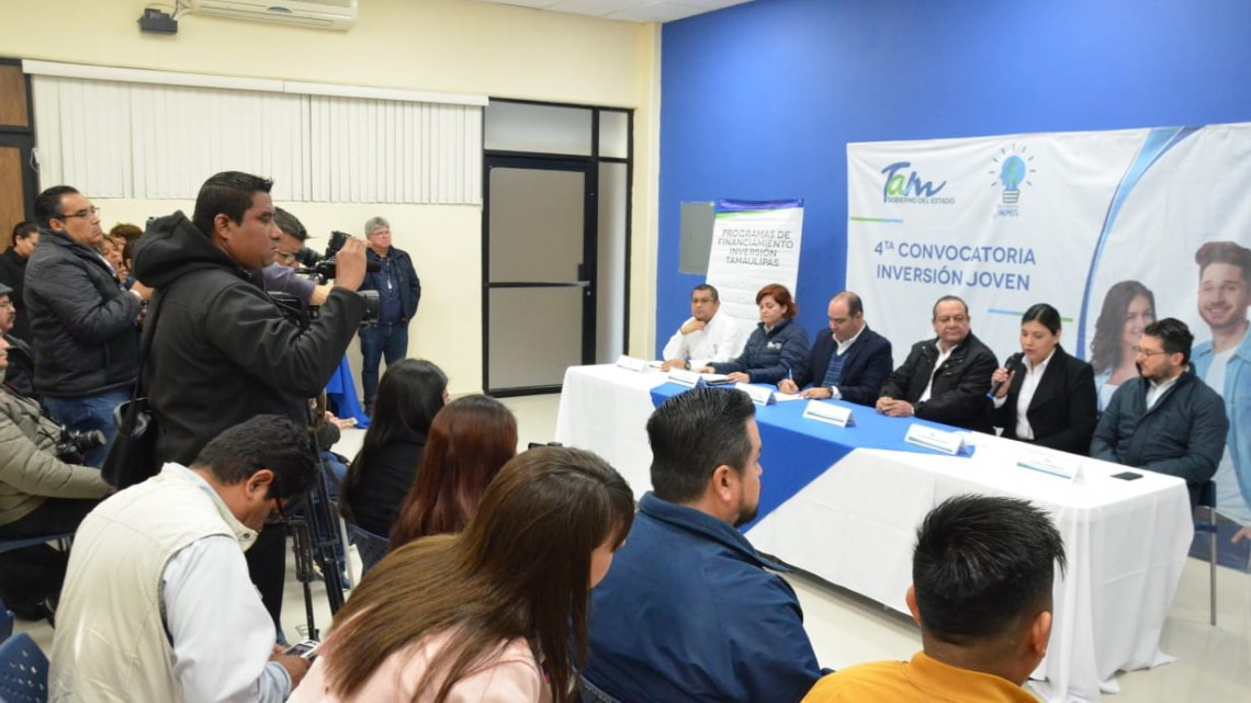 Lanzan convocatoria de “Inversión Joven” en Tamaulipas