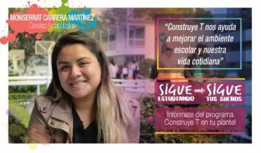 Impulsa SEP el Programa Construye T en Educación Media Superior