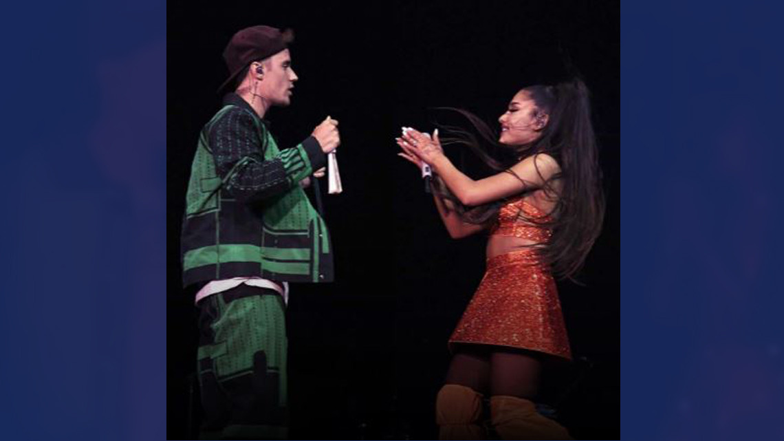 Ariana Grande cantó con Justin Bieber en Coachella