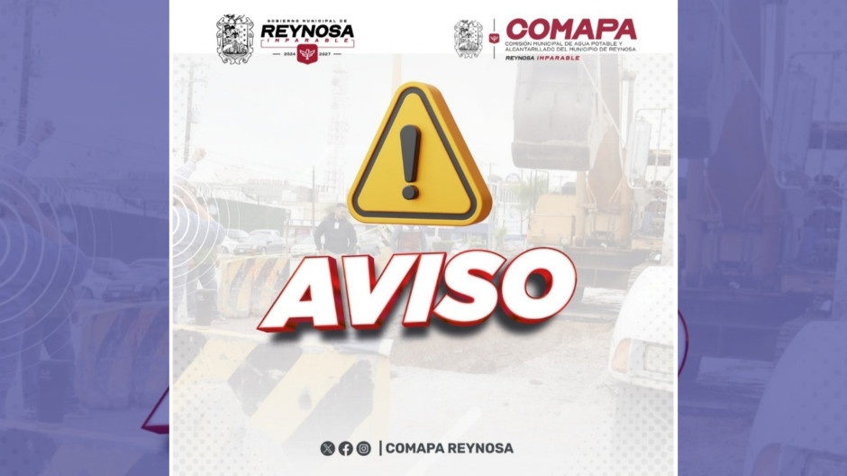 COMAPA suspenderá servicio en zona Centro 