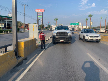 Imparable mantenimiento de infraestructura vial en Reynosa