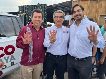 Se une Carlos Peña a Américo Villarreal