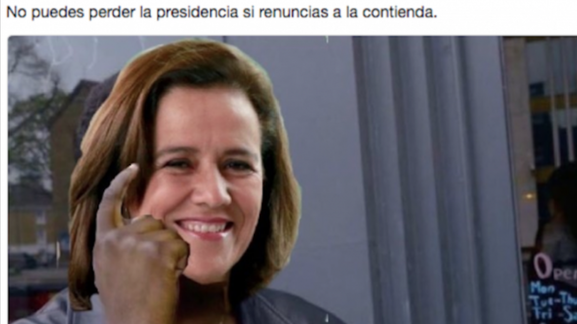 Los memes de la renuncia de Margarita Zavala